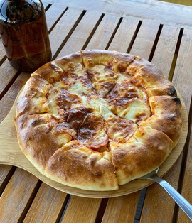Хача-пицца с пепперони